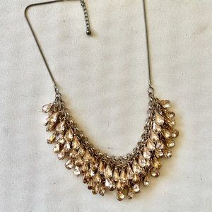 Gold tassel necklace